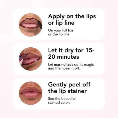 Teint pour lèvres Peel-off Stick & Stay