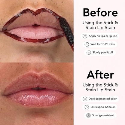 Teint pour lèvres Peel-off Stick & Stay